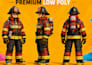 create 3d low poly character model stylized weapons and props game asset